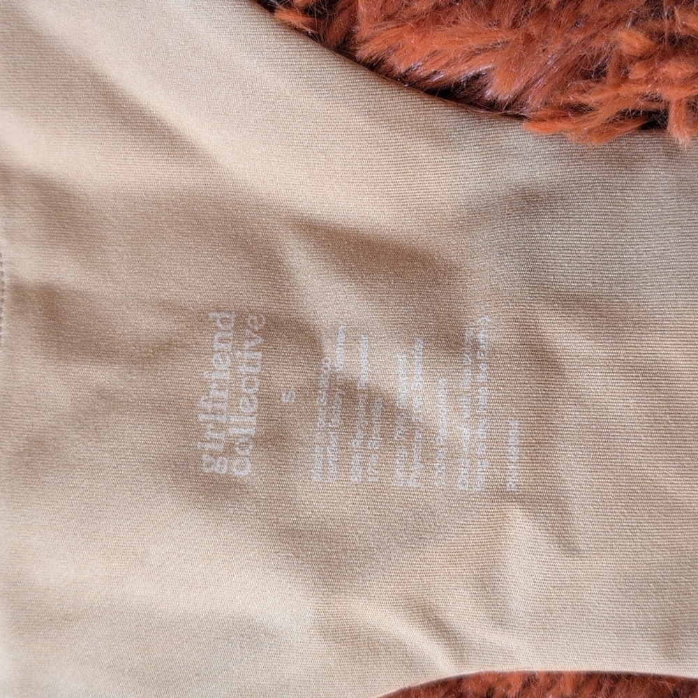 Girlfriend Collective ribbed Paloma bra toffee S nwt - Picture 2 of 6